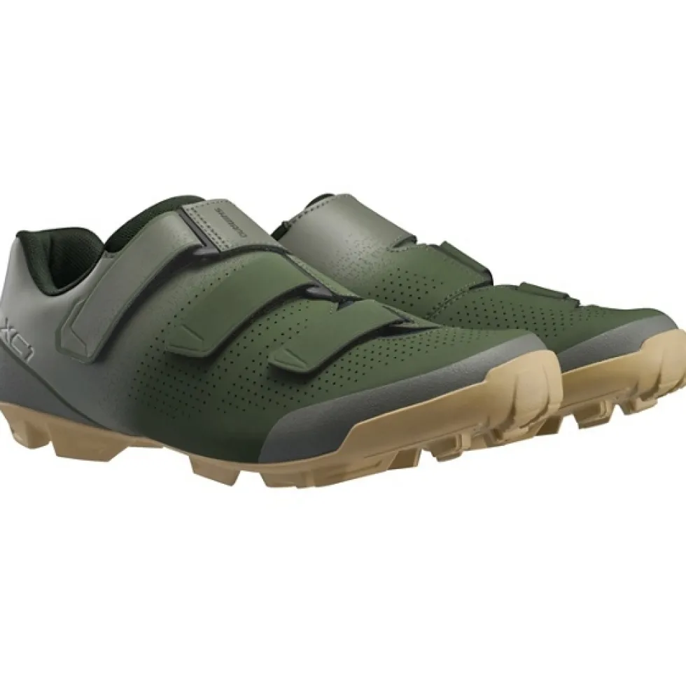 Shimano SH-XC102 MTB Fietsschoenen Heren - Olijf