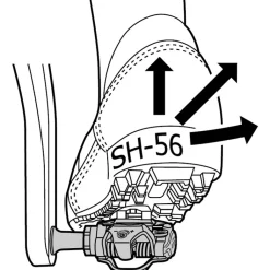 Schoenplaatjes < Shimano SM-SH56 SPD Schoenplaatjes zonder tegenplaat