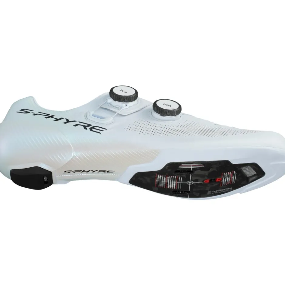 Klikschoenen|Wielrenschoenen < Shimano S-Phyre SH-RC903 Racefietsschoenen Heren - Breed - Wit