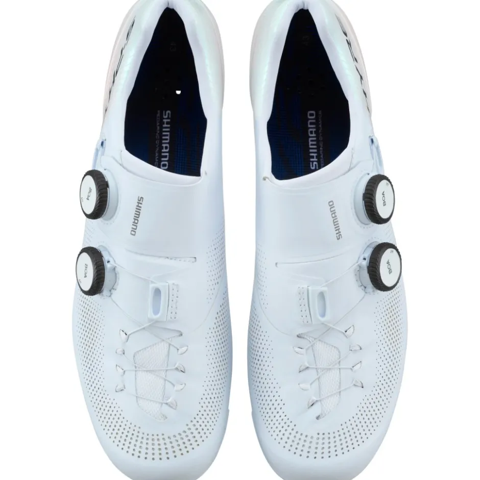 Klikschoenen|Wielrenschoenen < Shimano S-Phyre SH-RC903 Racefietsschoenen Heren - Breed - Wit