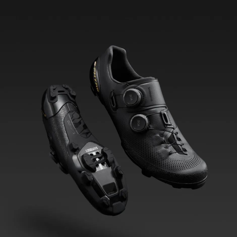 Shimano S-Phyre SH-RX910 Gravel Schoenen Heren - Wide - Zwart