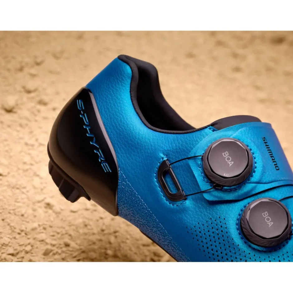 Klikschoenen|Gravelschoenen < Shimano S-Phyre SH-RX910 Gravel Schoenen Heren - Blauw