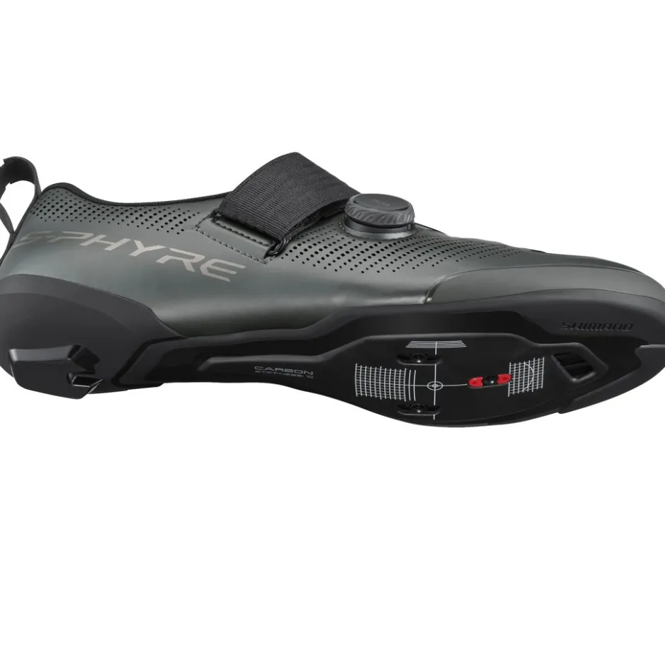 Schoenen|Triathlon Schoenen < Shimano S-Phyre SH-TR903 Triatlon-Schoenen Heren - Matte Gunmetal