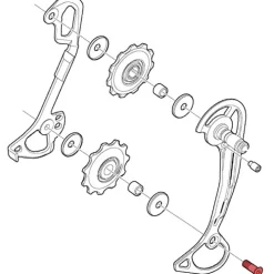 Shimano Tension Bolt for Jockey Wheels Y-53M24000