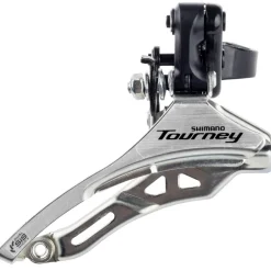 Voorderailleurs < Shimano Tourney FD-TY300 Down Swing / Top Pull Front Derailleur 3x6/7 - High Clamp - black/silver