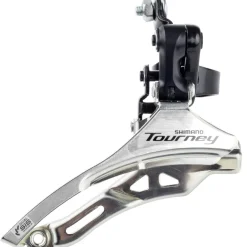 Voorderailleurs < Shimano Tourney FD-TY300 Down Swing / Down Pull Front Derailleur 3x6/7 - High Clamp - black/silver