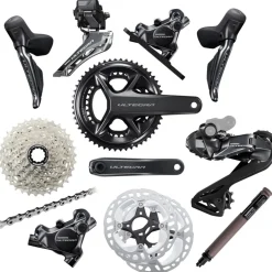 Shimano Ultegra Di2 R8100 Schakelgroep - 2x12-Voudig - 160/140 | 114L - Speciale Aanbieding - 52/36 | 172.5 mm | 11-30
