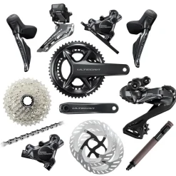 Shimano Ultegra R8100 Schakelgroep - Di2 | 2x12-voudig | 160/140 - 50/34 | 172.5 mm | 11-34 - Speciale Aanbieding