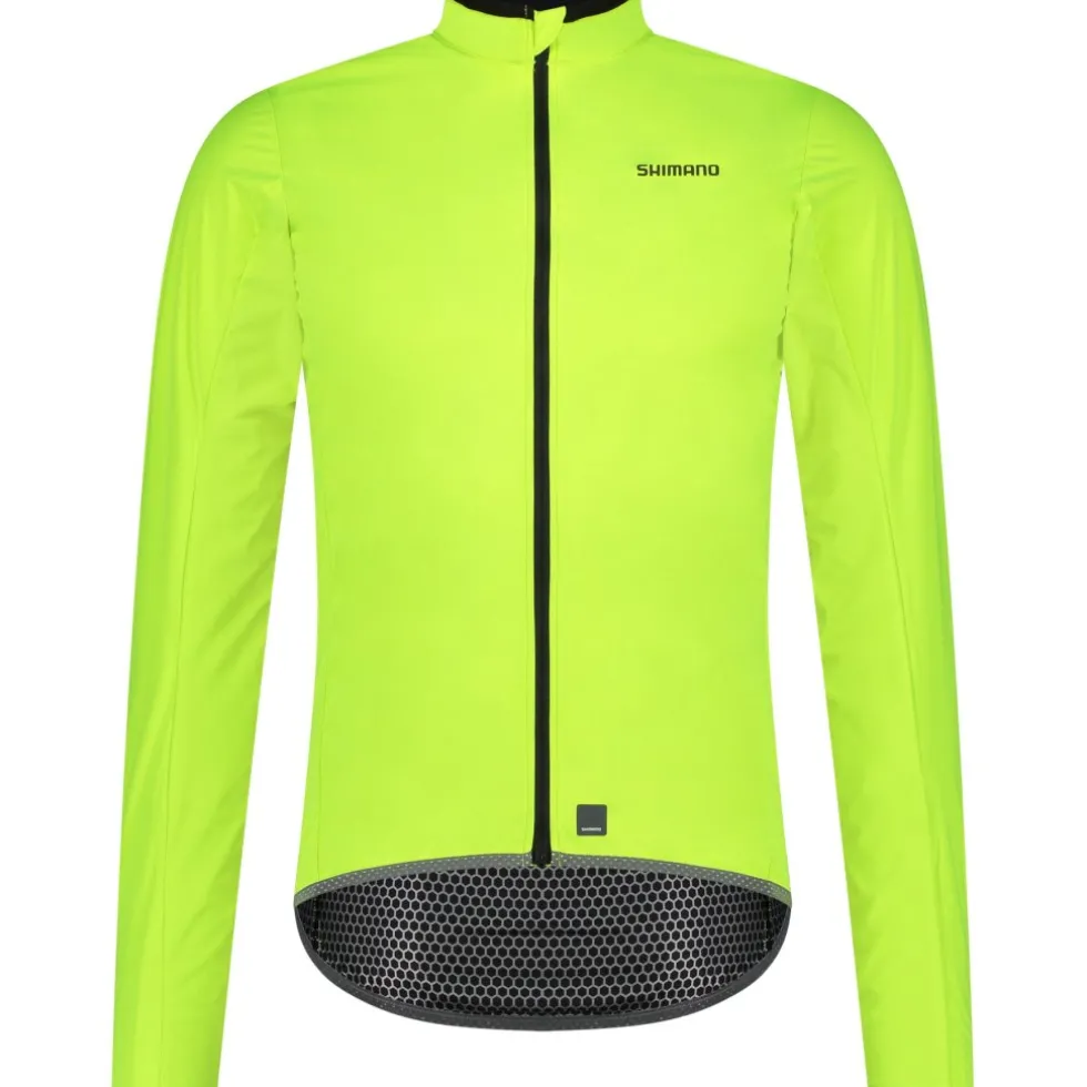 Shimano Windflex Fietsjas Heren - neon yellow