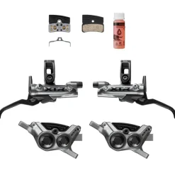 Shimano XTR BL-M9220 / BR-M9220 Schijfrem - Post Mount | 4-Zuiger | J-Kit - Set (vooraan + achteraan)