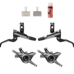 Shimano XTR BL-M9200 / BR-M9200 Schijfrem - Post Mount | 2-Zuiger | J-Kit - Set (vooraan + achteraan)
