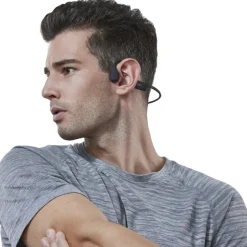 Sport Oordopjes < Shokz OpenRun Hoofdtelefoon - USB-C - Cosmic Black