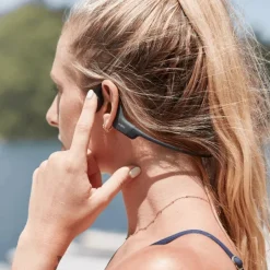Sport Oordopjes < Shokz OpenRun Hoofdtelefoon - USB-C - Cosmic Black