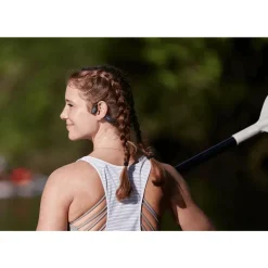 Sport Oordopjes < Shokz OpenRun Hoofdtelefoon - USB-C - Cosmic Black
