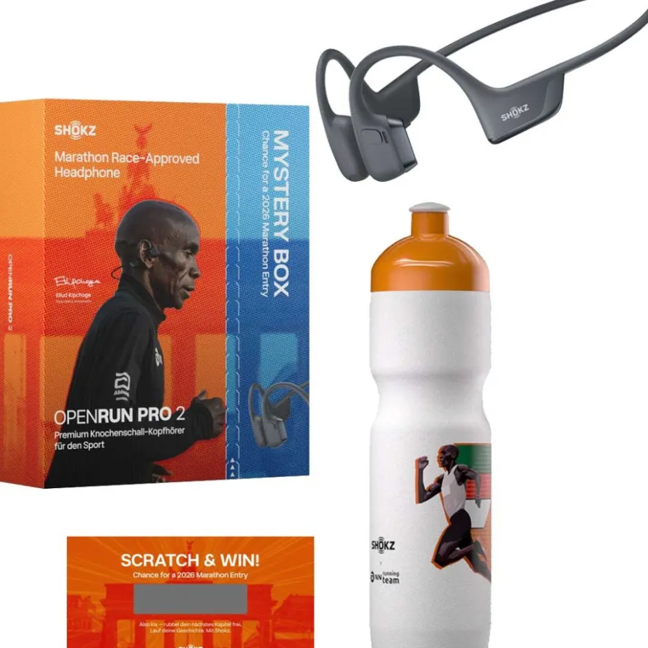 Sport Oordopjes < Shokz OpenRun Pro 2 Hoofdtelefoon - Special Edition Marathon Mystery Box