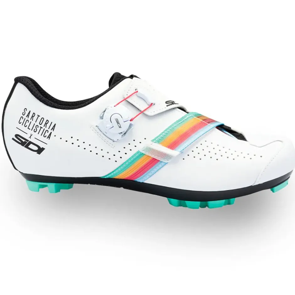 Klikschoenen|Gravelschoenen < Sidi Coffee Grinder Gravel Schoenen - Wit