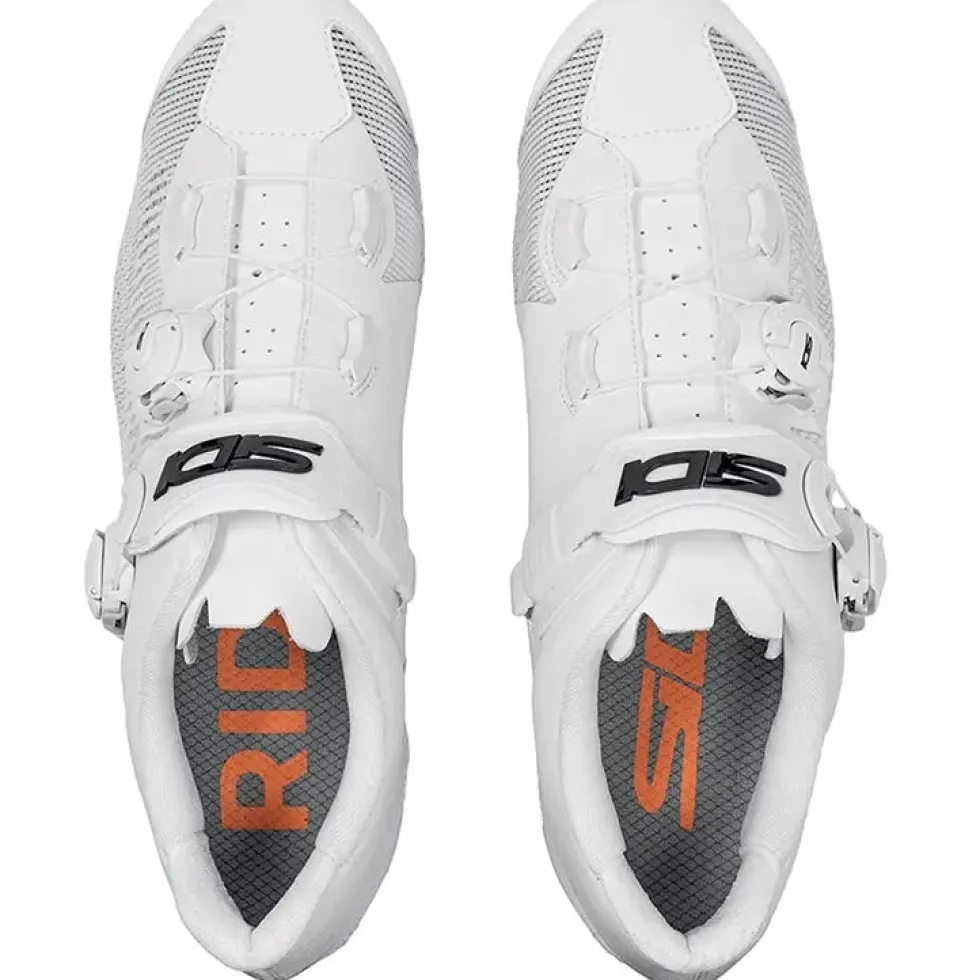 Sidi Genius 10 Knitted Racefietsschoenen - White
