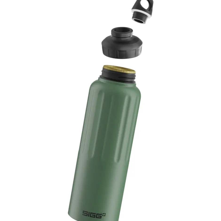 Outdoor Flessen & Thermosflessen < SIGG WMB Traveller Drinkfles 1.5L - Leaf Green Touch