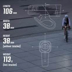 SIGMA Aura 40 Fietslamp Vooraan + Hiro 10 Achterlicht - 17475