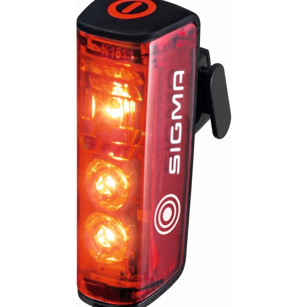 SIGMA Aura 100 Set / Blaze Link - Fietslamp Vooraan + Fietslamp Achteraan - zwart