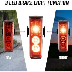SIGMA Aura 100 Set / Blaze Link - Fietslamp Vooraan + Fietslamp Achteraan - zwart