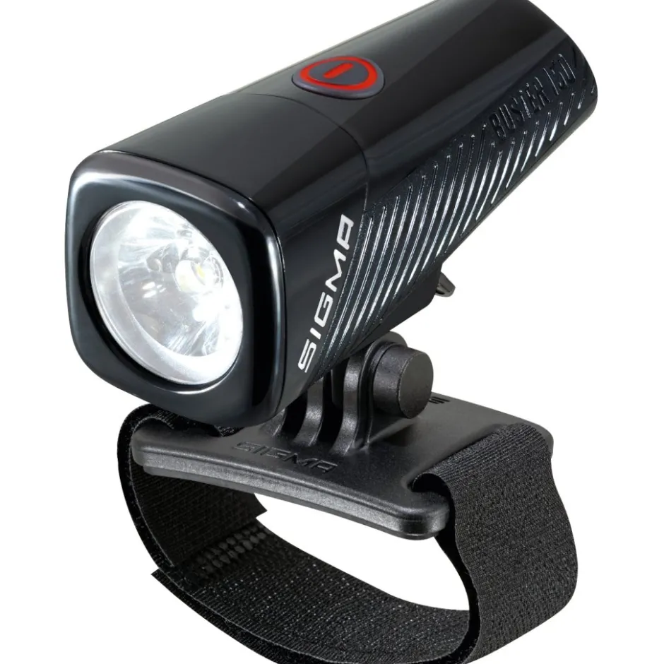 Hoofdlampen & Helmlampen|Hoofdlampen & Helmlampen < Sigma Sport SIGMA Buster 150 HL Helmlamp