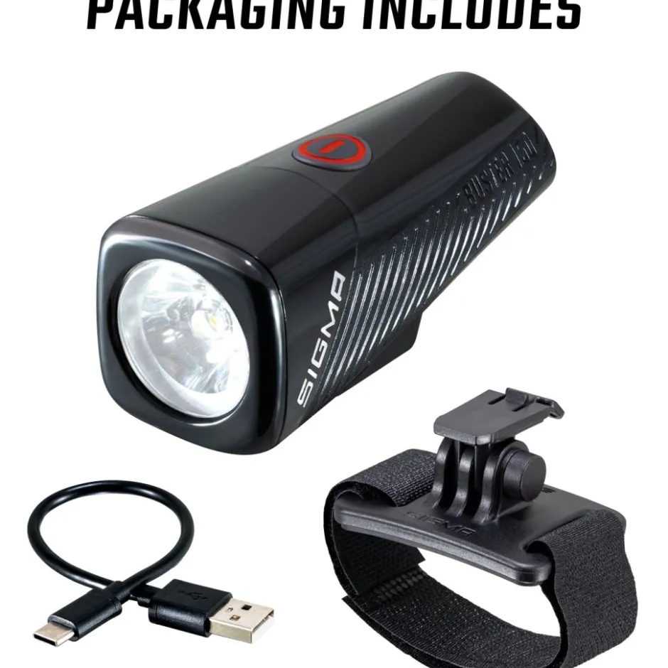 Hoofdlampen & Helmlampen|Hoofdlampen & Helmlampen < Sigma Sport SIGMA Buster 150 HL Helmlamp