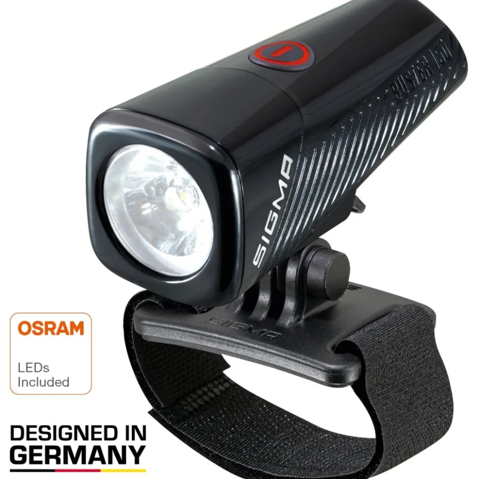 Hoofdlampen & Helmlampen|Hoofdlampen & Helmlampen < Sigma Sport SIGMA Buster 150 HL Helmlamp