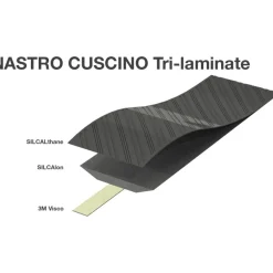 SILCA Nastro Cuscino Stuurlint 3.75 - rood