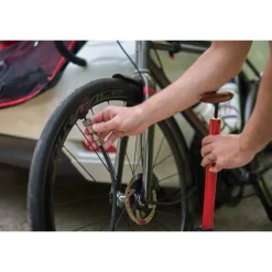 SILCA Pista Vloerpomp - incl. Manometer 220 psi Rood