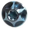 SILCA Titanium Fleshouderschroeven - M5x12 - 4 Stuks - aqua