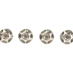 SILCA Titanium Fleshouderschroeven - M5x12 - 4 Stuks - zilver