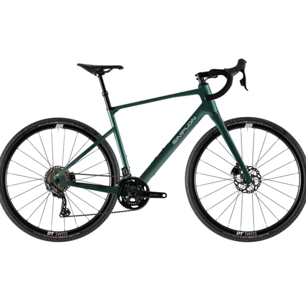 Simplon GRID CORE - Carbon gravel bike - 2026 - Dark Pine Green/Polished Silver Metallic