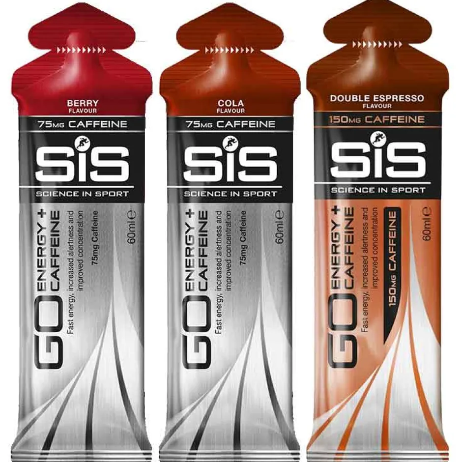 Outdoor Maaltijden < SiS GO Energy + Caffeine - Koolhydraatgel met Cafeïne - 6x60ml