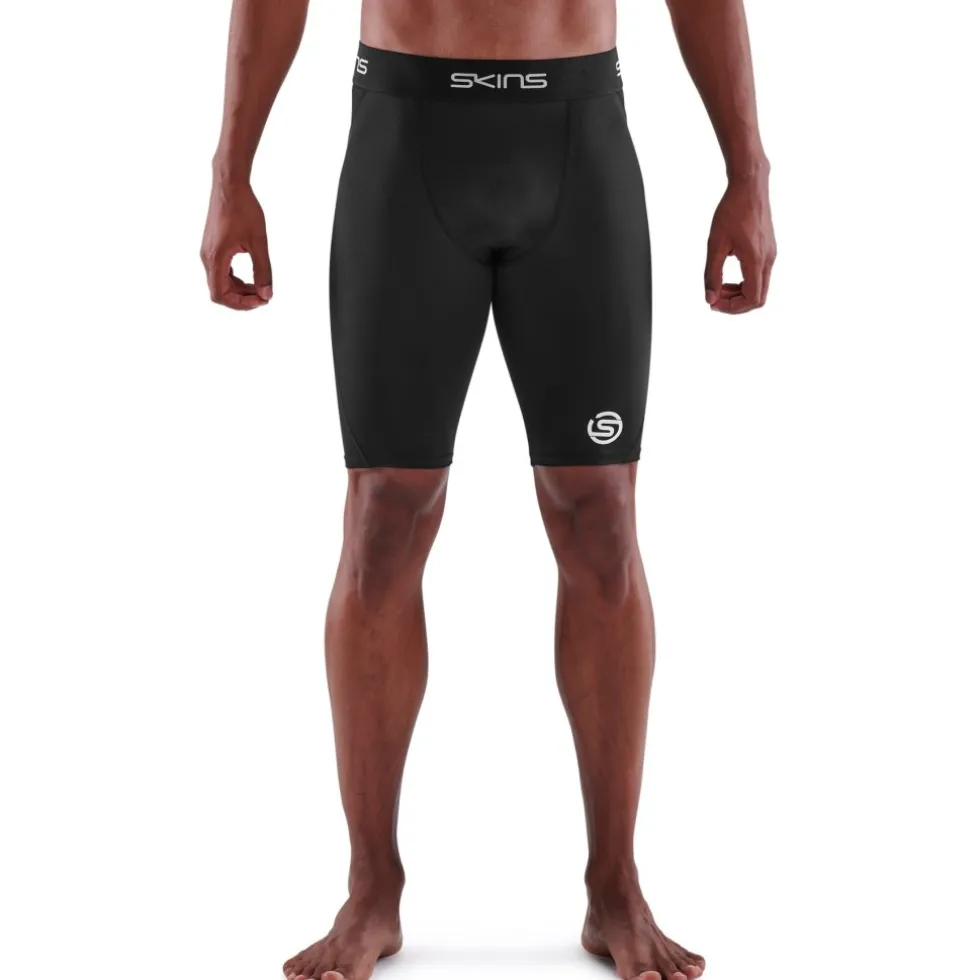 SKINS 1-Series Half Tights Heren - Zwart