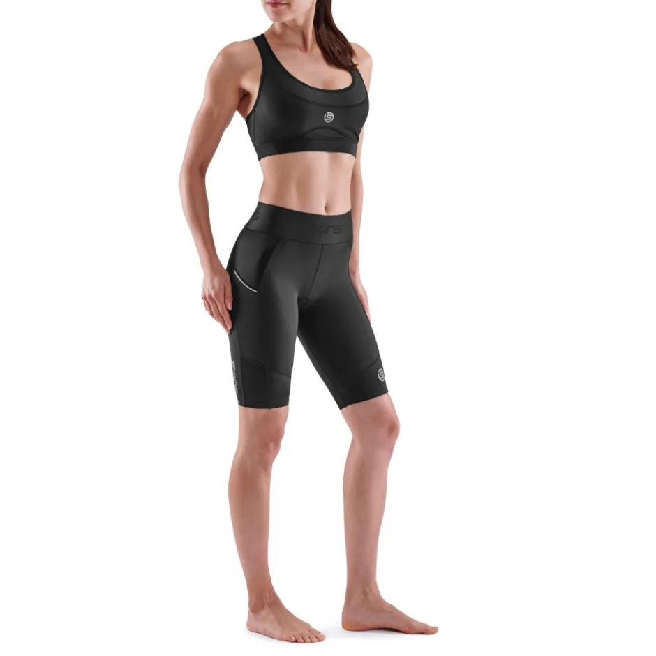 Broeken & Rokken|Broeken < SKINS 3-erie Haf Tight Dae - Zwart