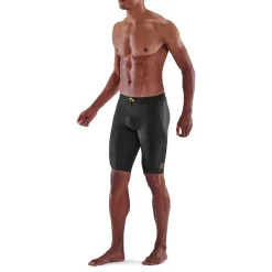 Broeken & Rokken|Broeken < SKINS 5-erie Hardoop-Haf-Tight Heren - Zwart