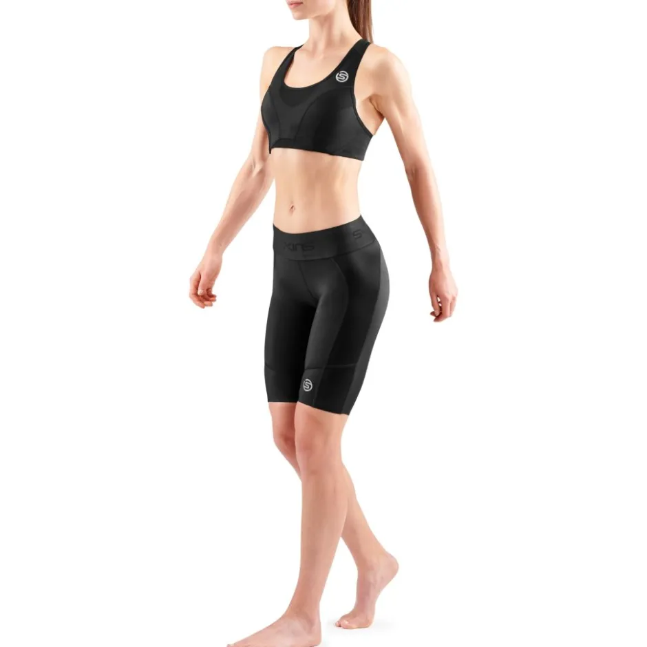Sport Bh'S|Ondergoed < SKINS 3-erie Hi-Impact BH-Top Dame - Zwart