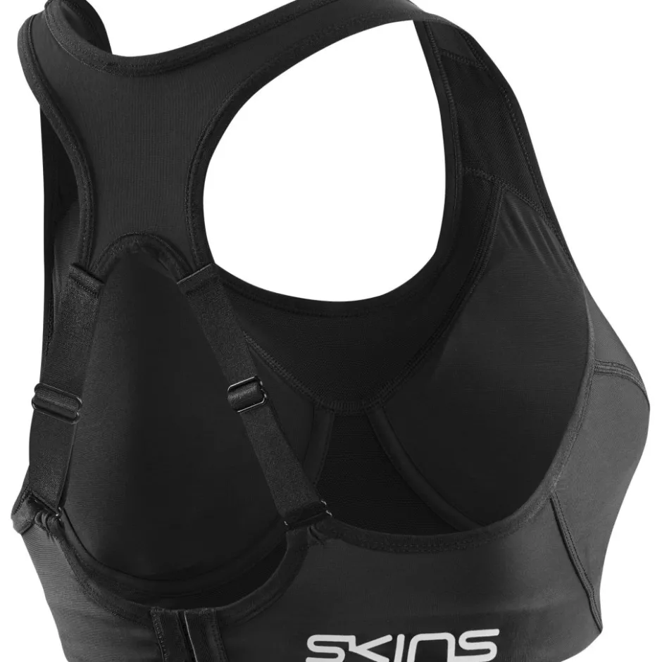 Sport Bh'S|Ondergoed < SKINS 3-erie Hi-Impact BH-Top Dame - Zwart