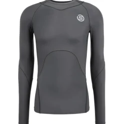 SKINS 3-Series Shirt met Lange Mouwen Heren - Charcoal
