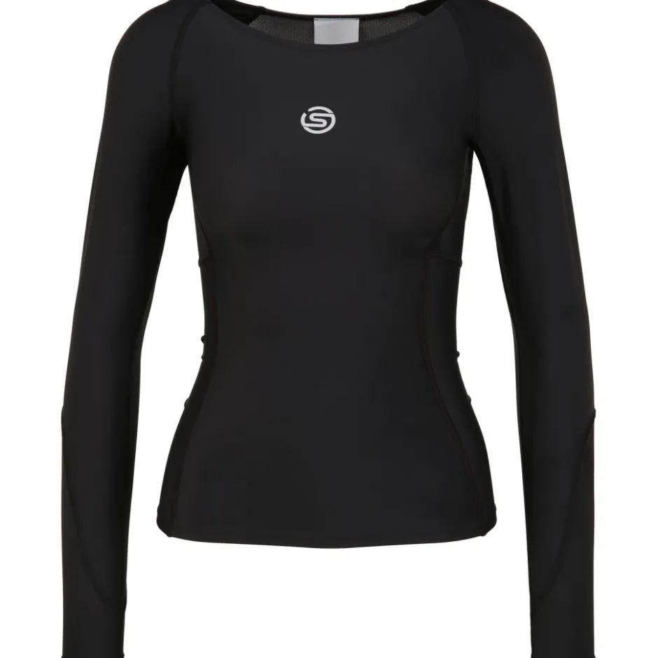 T-Shirts En Tops < SKINS 3-Series Shirt et Lange ouwen Daes - Zwart