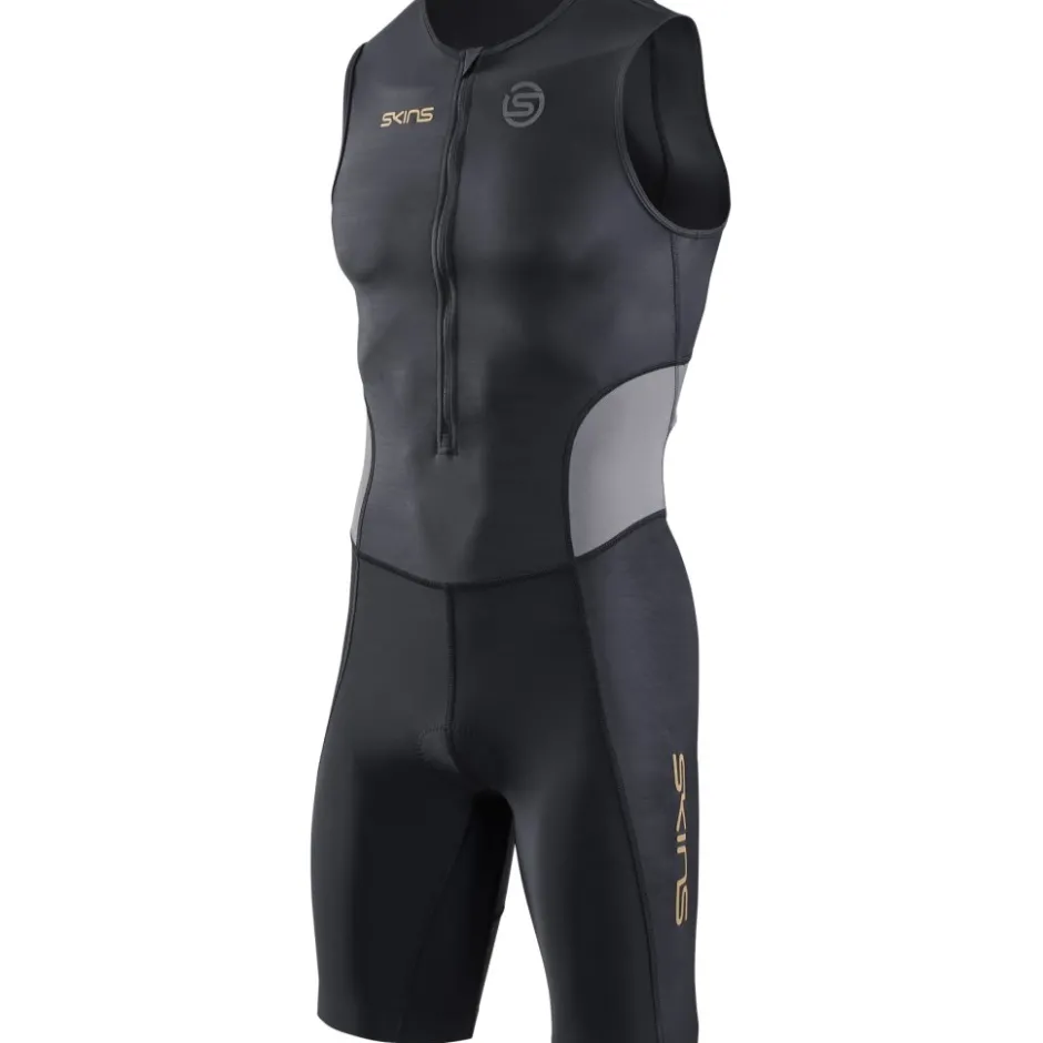 Trisuits|Trisuits < SKINS TRI Brand uit zonder ouwen Heren - Back/Carbon