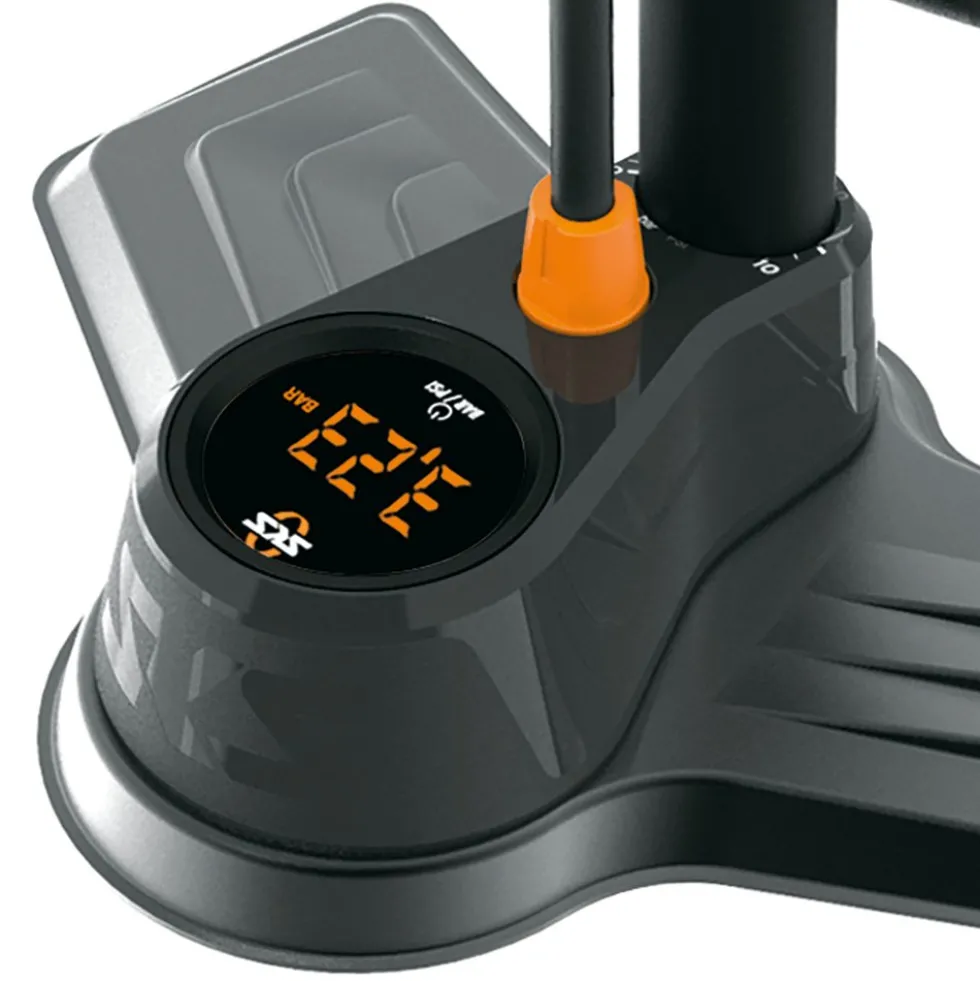 SKS Air-X-Plorer Digi 10.0 Vloerpomp - zwart