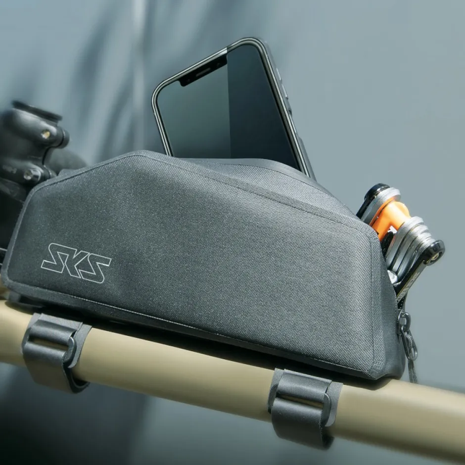 Frametassen|Top Tube Bag < SKS Race Bovenbuis Tas - 0.7L - zwart
