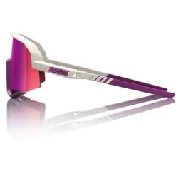 100% Slendale Bril - Matte Chalk - Purple Multilayer Mirror