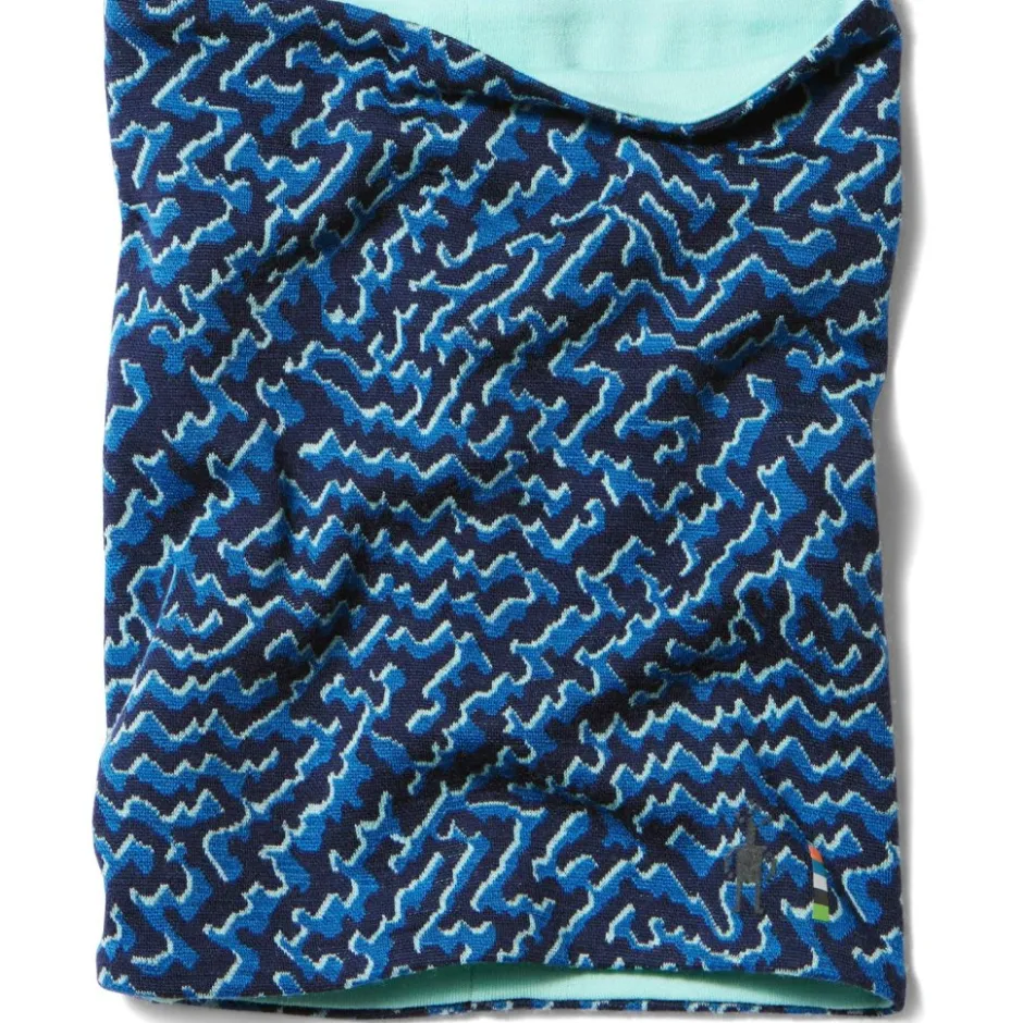 Mutsen < SmartWool Thermal Merino Omkeerbare Nekwarmer - Q45 pacific blue retro line