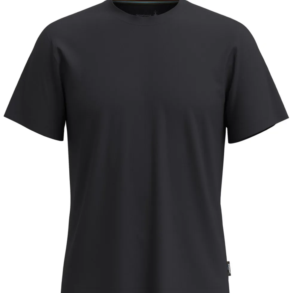 SmartWool Perfect Crew T-Shirt Heren - 001 zwart