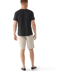 SmartWool Perfect Crew T-Shirt Heren - 001 zwart