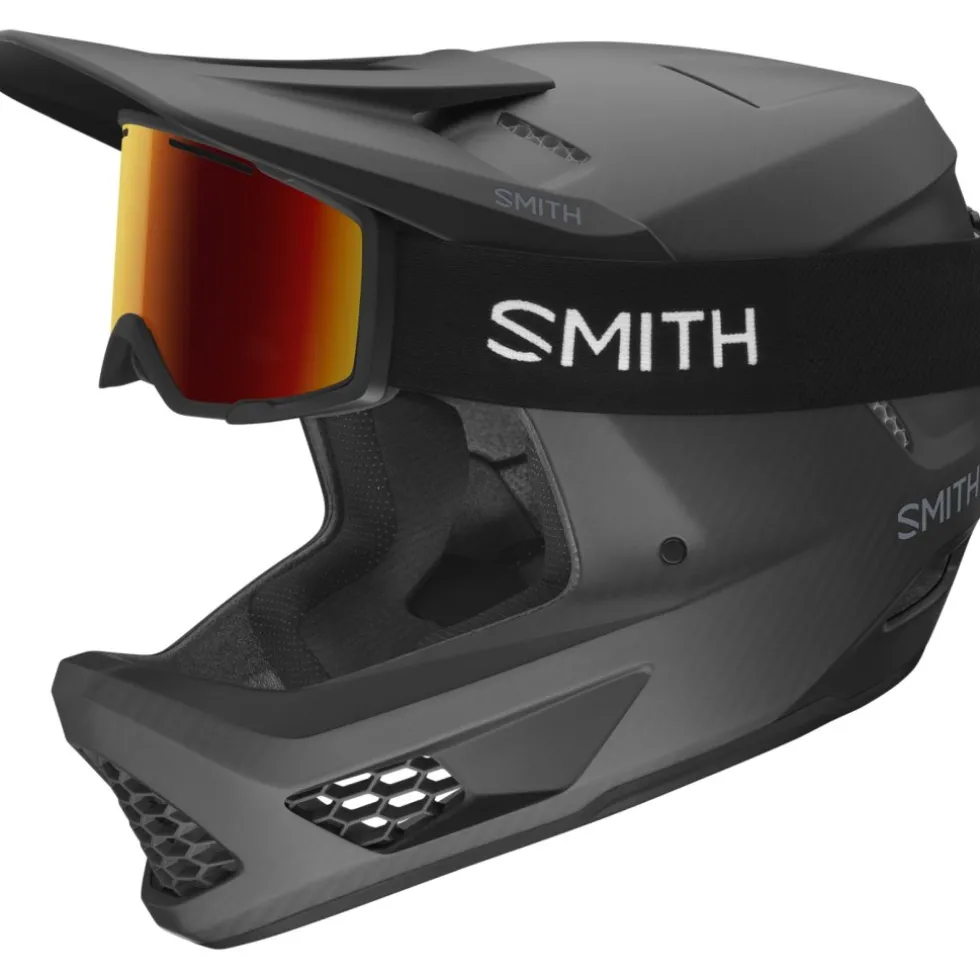 Smith Hardline Carbon MIPS Helm - Matte Black Carbon
