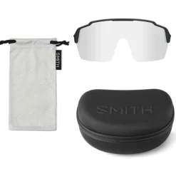 Mtb-Brillen|Racefietsbrillen < Smith Shift Split MAG Bril - Matte Tortoise - Brown Opal Mirror | Clear